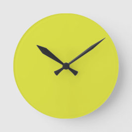 Banana Gult Wall Clock Rund Klocka