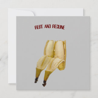 BANANA HÄLSNING TACK KORT