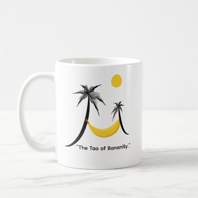 Banana hammock mug kaffemugg (Vänster)