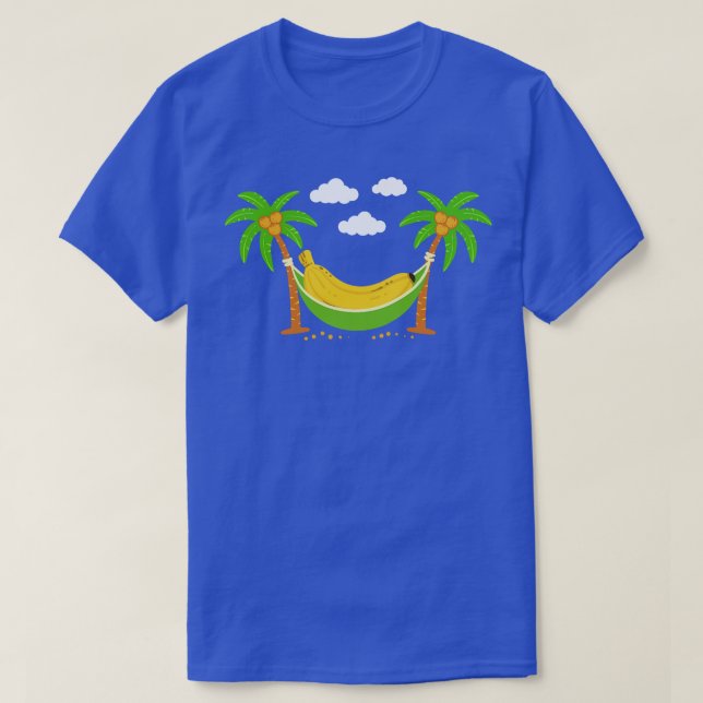 Banana Hammock Sommar Vacation T Shirt (Design framsida)