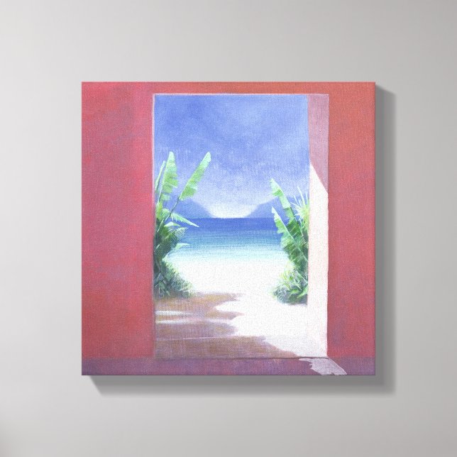 Banana Handflatan 2005 Canvastryck (Framsida)