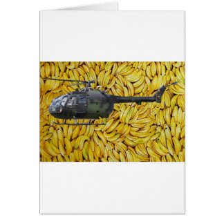 BANANA HELICOPTER HÄLSNINGSKORT