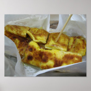 Banana Hotaka [Roti Kluai Khai] Thai Street Food Poster
