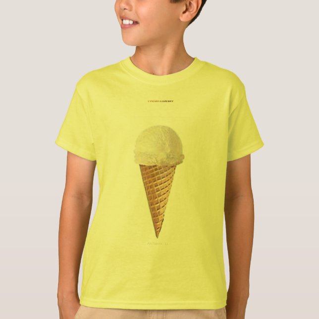 BANANA ICE CREAM CONE T SHIRT (Framsida)