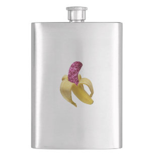 Banana in faux Rosa Glitter Ser Delicious Fickplunta