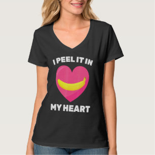 Banana jag skalar den i mitt hjärta, Vegetarian Ve T Shirt