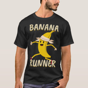 Banana joggare joggning som går ut på att spruta b t shirt