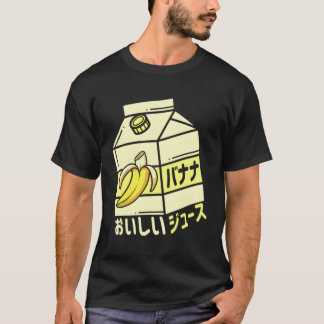 Banana Juice Japansk Lemonade Otaku Aesthetic Vap T Shirt