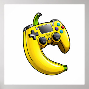 Banana Kontrollerad 02 Poster