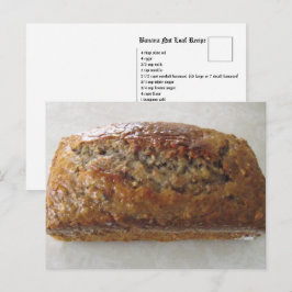Banana Loaf Recipe Vykort