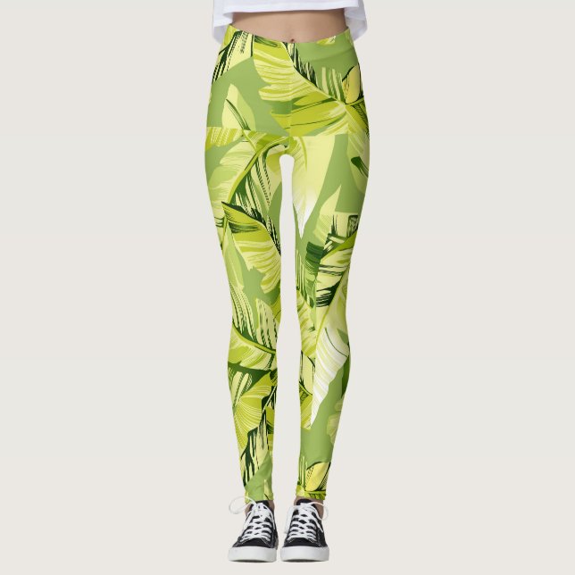 Banana Löv 5 Leggings (Framsida)