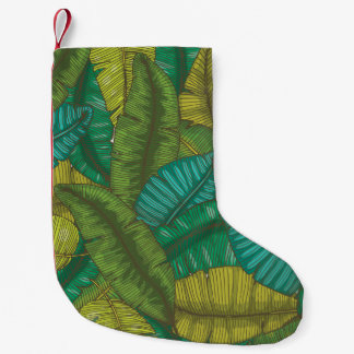 Banana Löv: Botanic Vintage Hand-Drawn Liten Julstrumpa