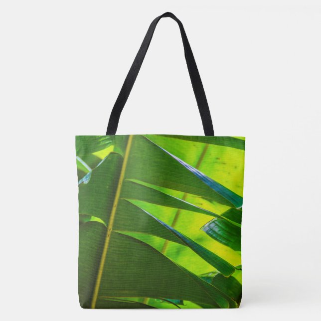 Banana Löv, McBryde Garden, Hawaiian Beach Bag Tygkasse (Framsida)