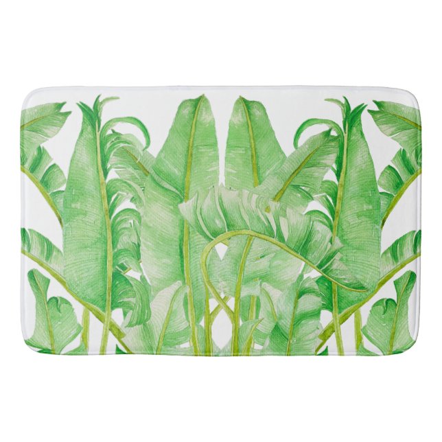 Banana Löv på en Bath Mat Badrumsmatta (Framsidan)