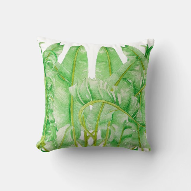 Banana Löv på en Pillow Kudde (Framsida)