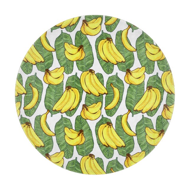 Banana Löv: Tropical Fruit Mönster (Framsidan)