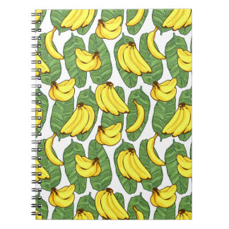 Banana Löv: Tropical Fruit Mönster Anteckningsbok