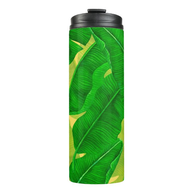 Banana löv vattenfärgen mönster (Framsida)