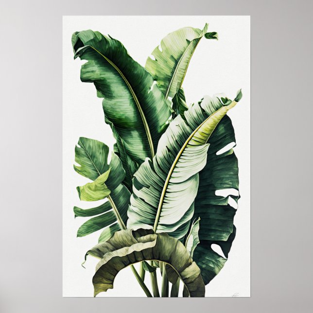 Banana Lövs Art Print Poster (Framsidan)
