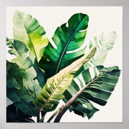 Banana Lövs Art Print Poster