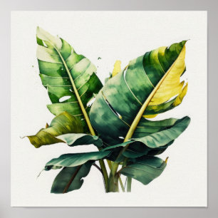 Banana Lövs Art Print Poster