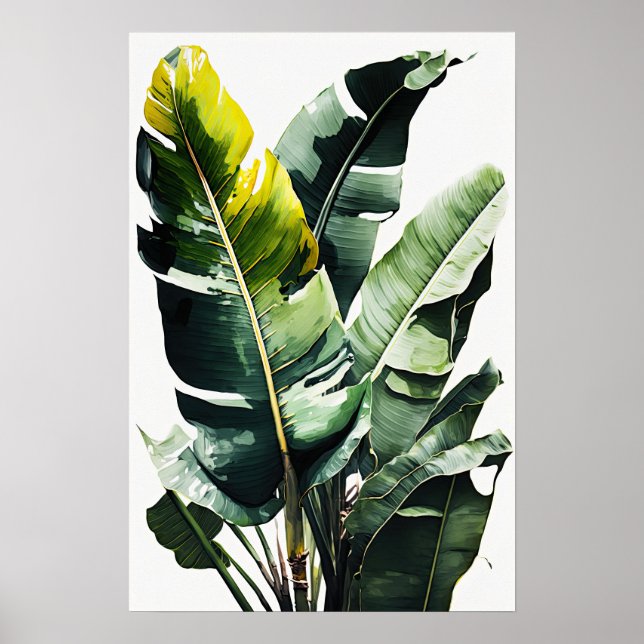 Banana Lövs Art Print Poster (Framsidan)