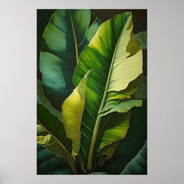 Banana Lövs Art Print Poster (Framsidan)
