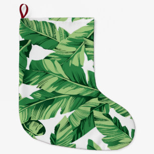 Banana lövs stor julstrumpa