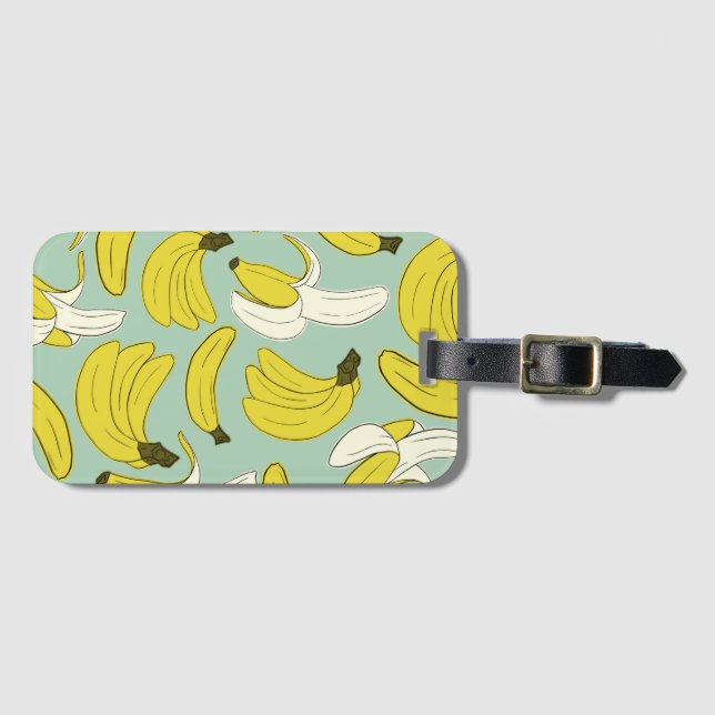 Banana Luggage Tag Bagagebricka (Framsida horisontal)