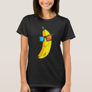 Banana med Coola solglasögon T Shirt