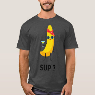 Banana med glasfruktvegetarianer vegans t shirt