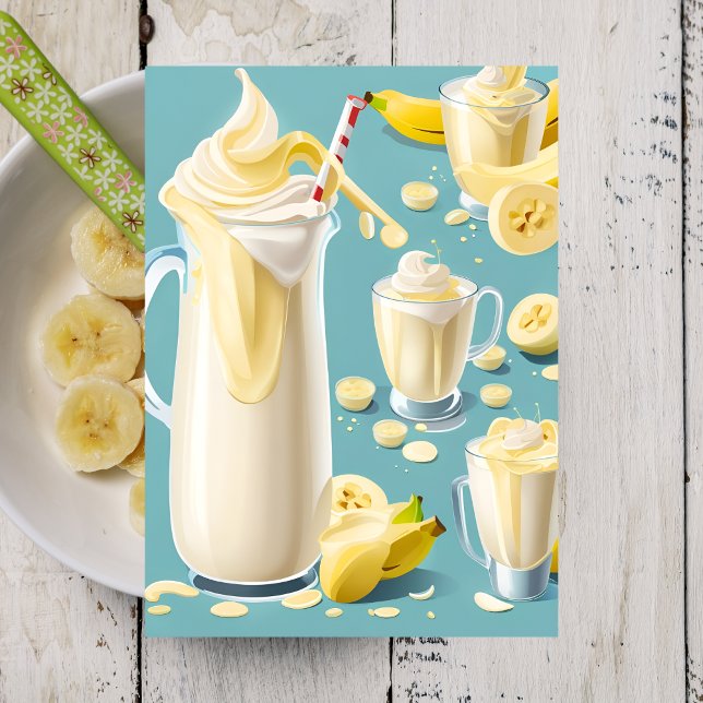 Banana Milkshake, vykort för postkorsning (Skapare uppladdad)