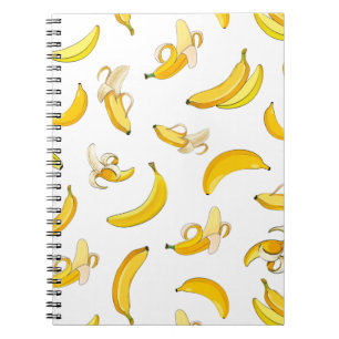Banana Mönster 4 Anteckningsbok