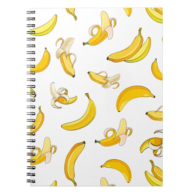 Banana Mönster 4 Anteckningsbok (Framsidan)