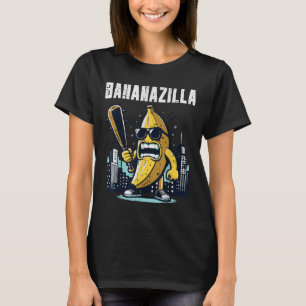 Banana Monster Bananazilla Funny Fruit Meme Manar T Shirt