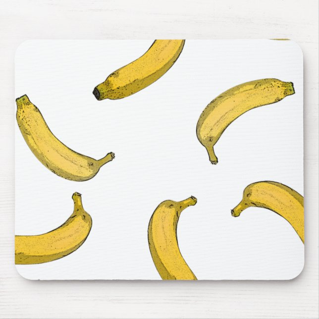 Banana mönster sketch-version musmatta (Framsidan)