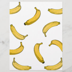 Banana mönster sketch-version reklamblad