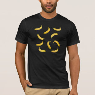Banana mönster sketch-version t shirt