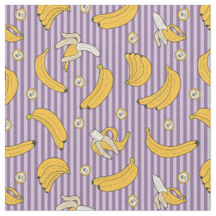 Banana mönster tyg