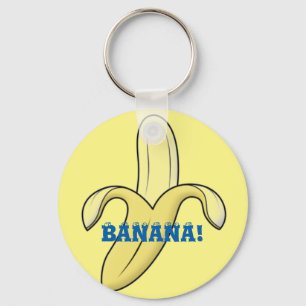 Banana Nyckelring. Nyckelring