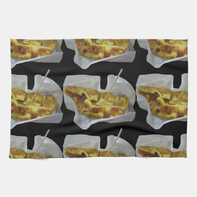 Banana Pancake [Roti Kluai Khai] Kökshandduk (Horisontell)