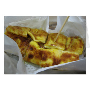 Banana Pancake ... Thai Street Food Card Hälsningskort