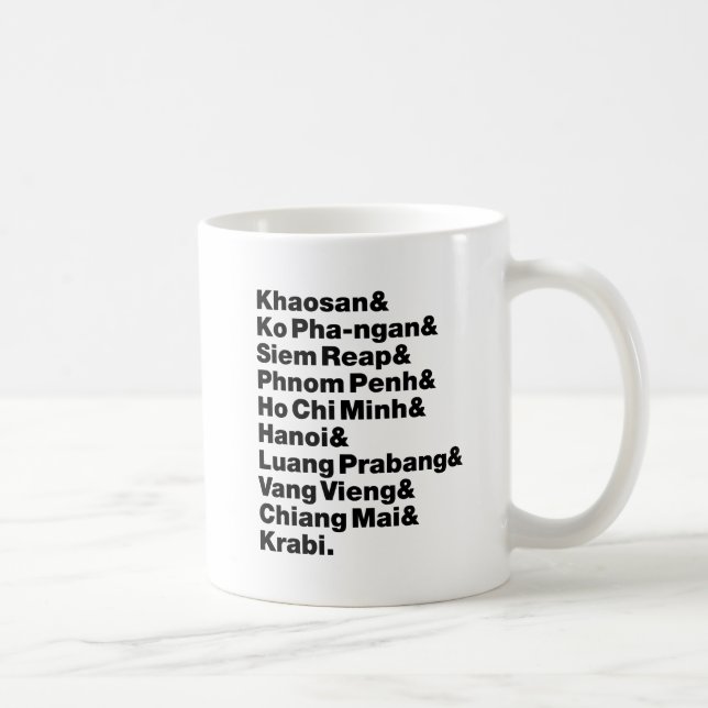 Banana Pancake Trail / Circuit Kaffemugg (Höger)