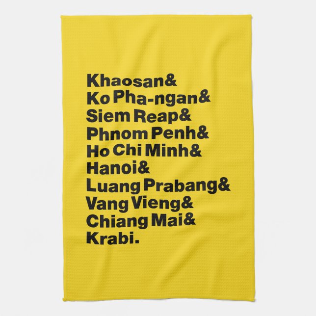 Banana Pancake Trail / Circuit Kökshandduk (Vertikal)