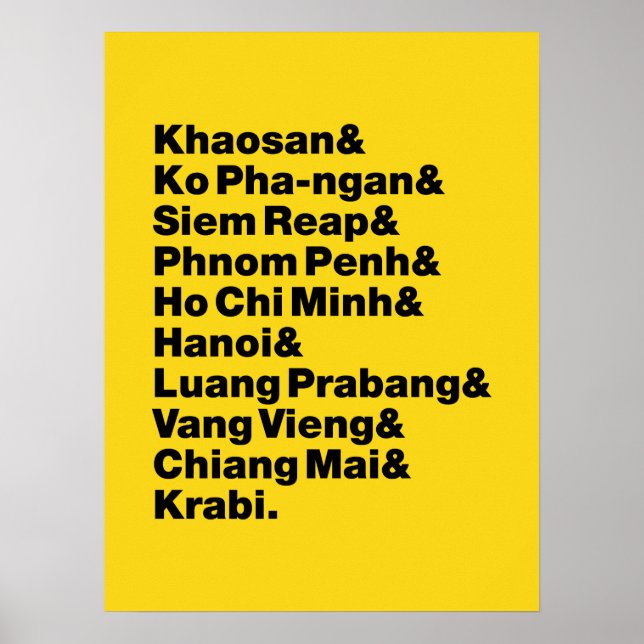 Banana Pancake Trail / Circuit Poster (Framsidan)