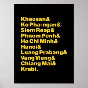 Banana Pancake Trail / Circuit Poster