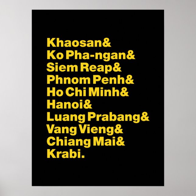 Banana Pancake Trail / Circuit Poster (Framsidan)