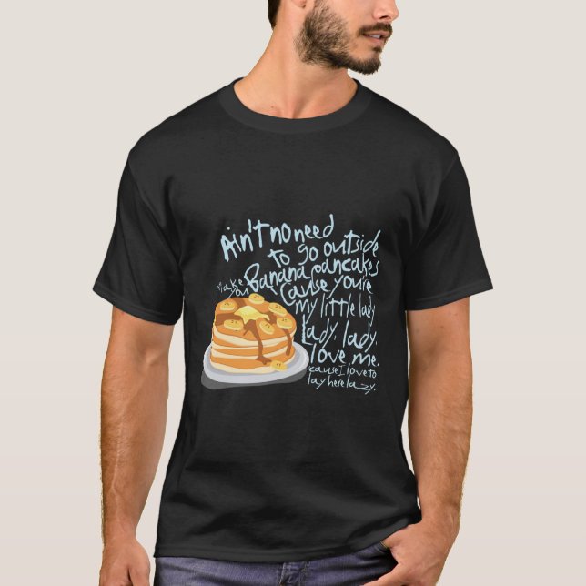 Banana Pancakes Classic T-Shirt (Framsida)