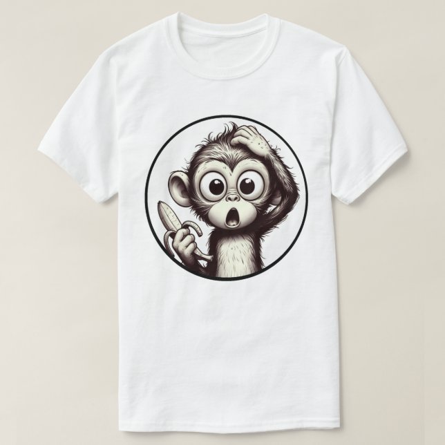 Banana Peel Crisis Monkey Tee (Design framsida)