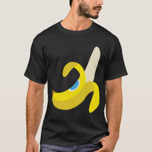 Banana Plantain Cute Fresh Ripe Peeled Fruit Yello T Shirt